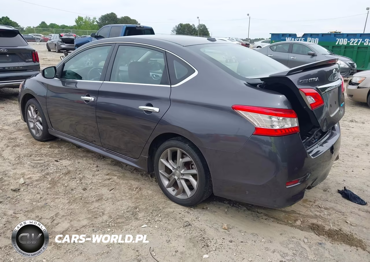 2013 Nissan Sentra Sr VIN:3N1AB7AP2DL727784 - 3