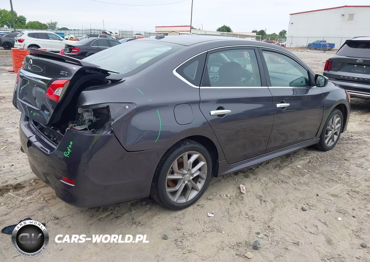 2013 Nissan Sentra Sr VIN:3N1AB7AP2DL727784 - 4
