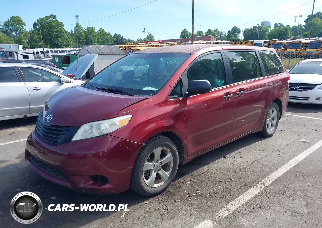 2012 Toyota Sienna Base V6 7 Passenger VIN:5TDZK3DC7CS247587 - 2