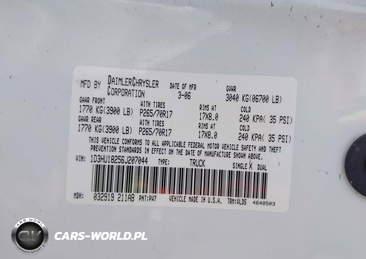 2006 Dodge Ram 1500 Laramie VIN:1D3HU18256J207044 - 9