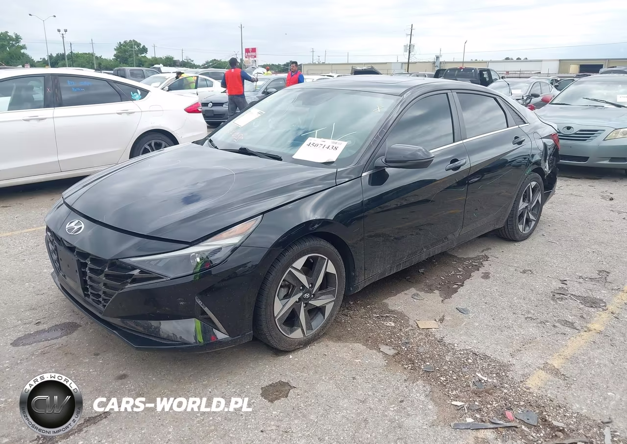 2021 Hyundai Elantra Sel VIN:KMHLN4AG9MU181093 - 2