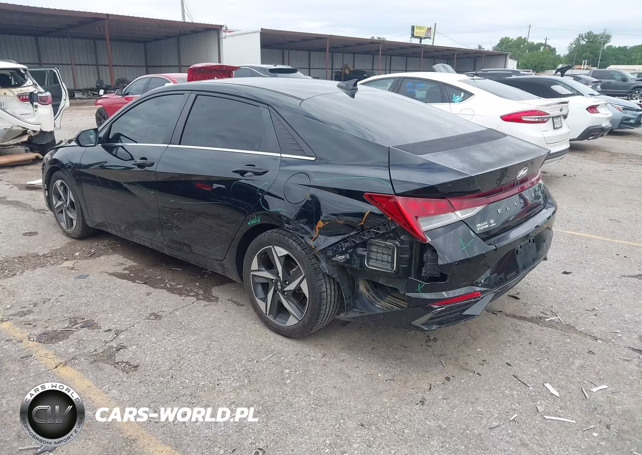 2021 Hyundai Elantra Sel VIN:KMHLN4AG9MU181093 - 3