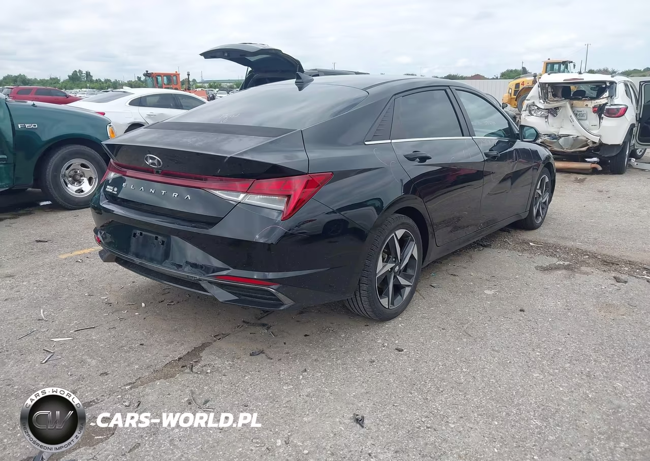 2021 Hyundai Elantra Sel VIN:KMHLN4AG9MU181093 - 4