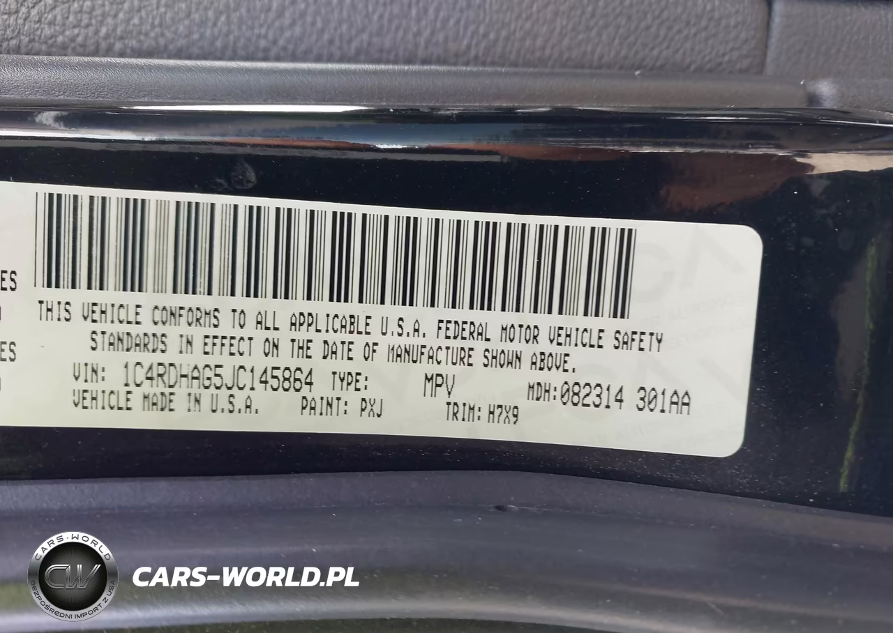 2018 Dodge Durango Sxt VIN:1C4RDHAG5JC145864 - 9