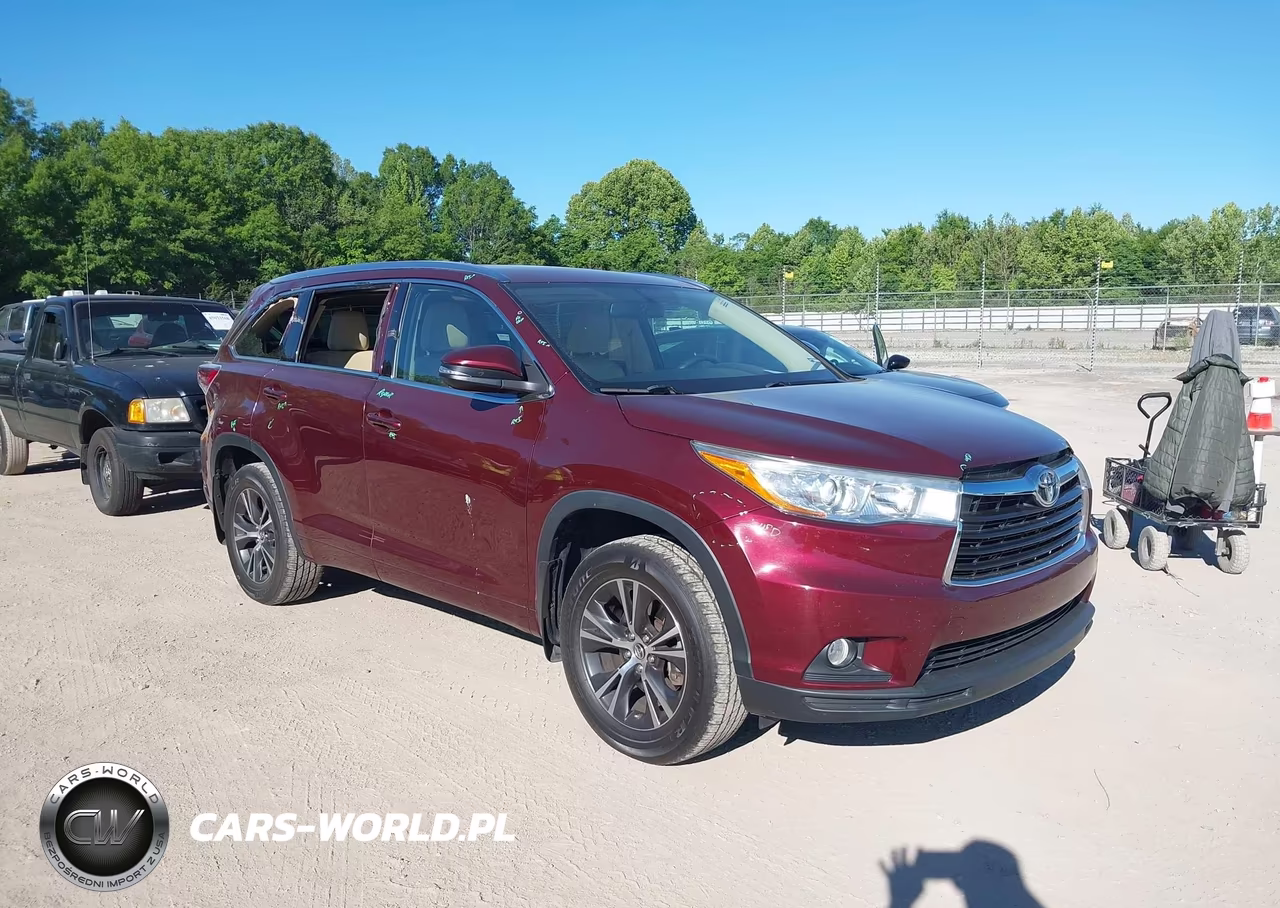 2016 Toyota Highlander Xle V6