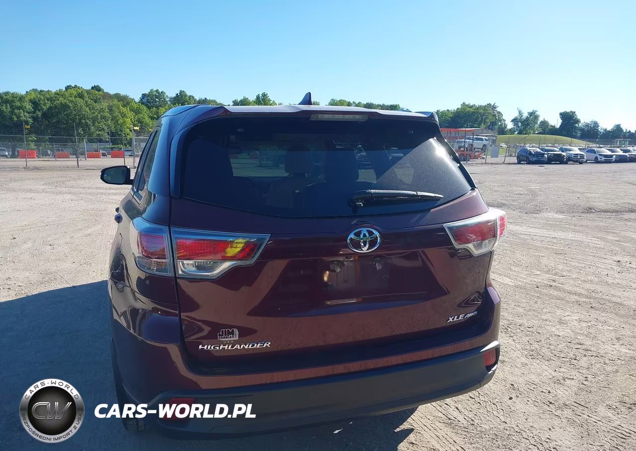 2016 Toyota Highlander Xle V6 VIN:5TDJKRFH9GS228800 - 16