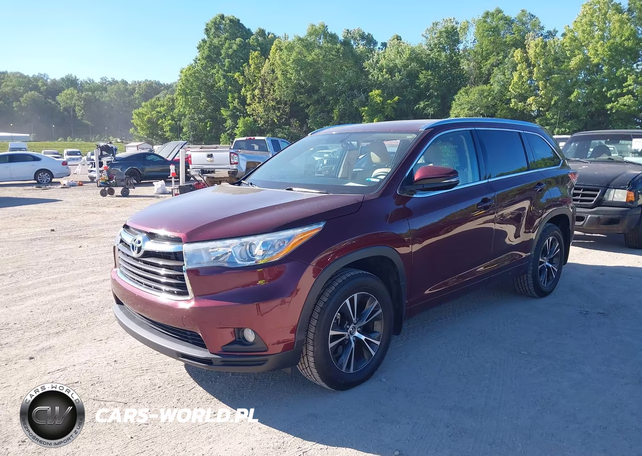 2016 Toyota Highlander Xle V6 VIN:5TDJKRFH9GS228800 - 2