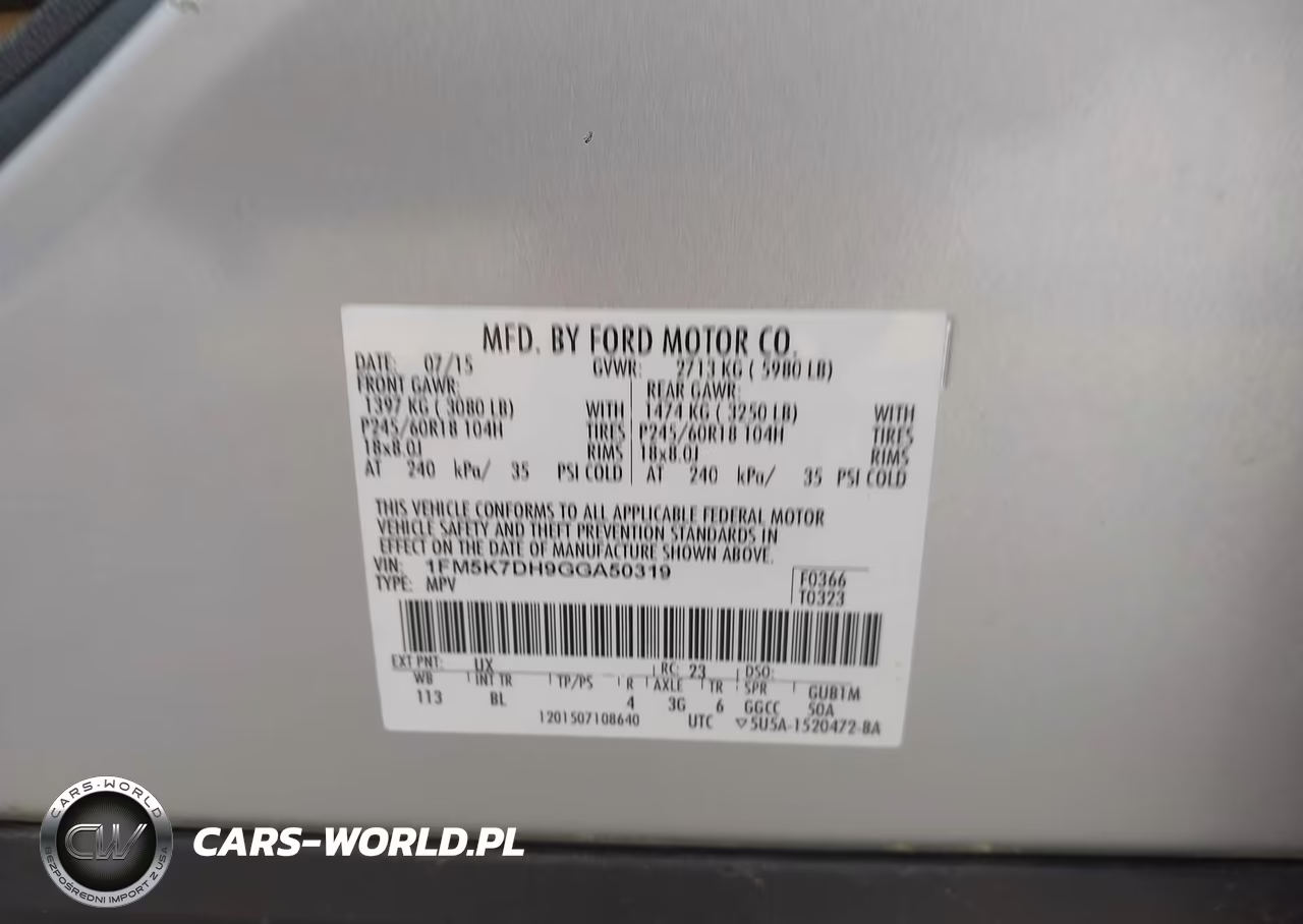 2016 Ford Explorer Xlt VIN:1FM5K7DH9GGA50319 - 9