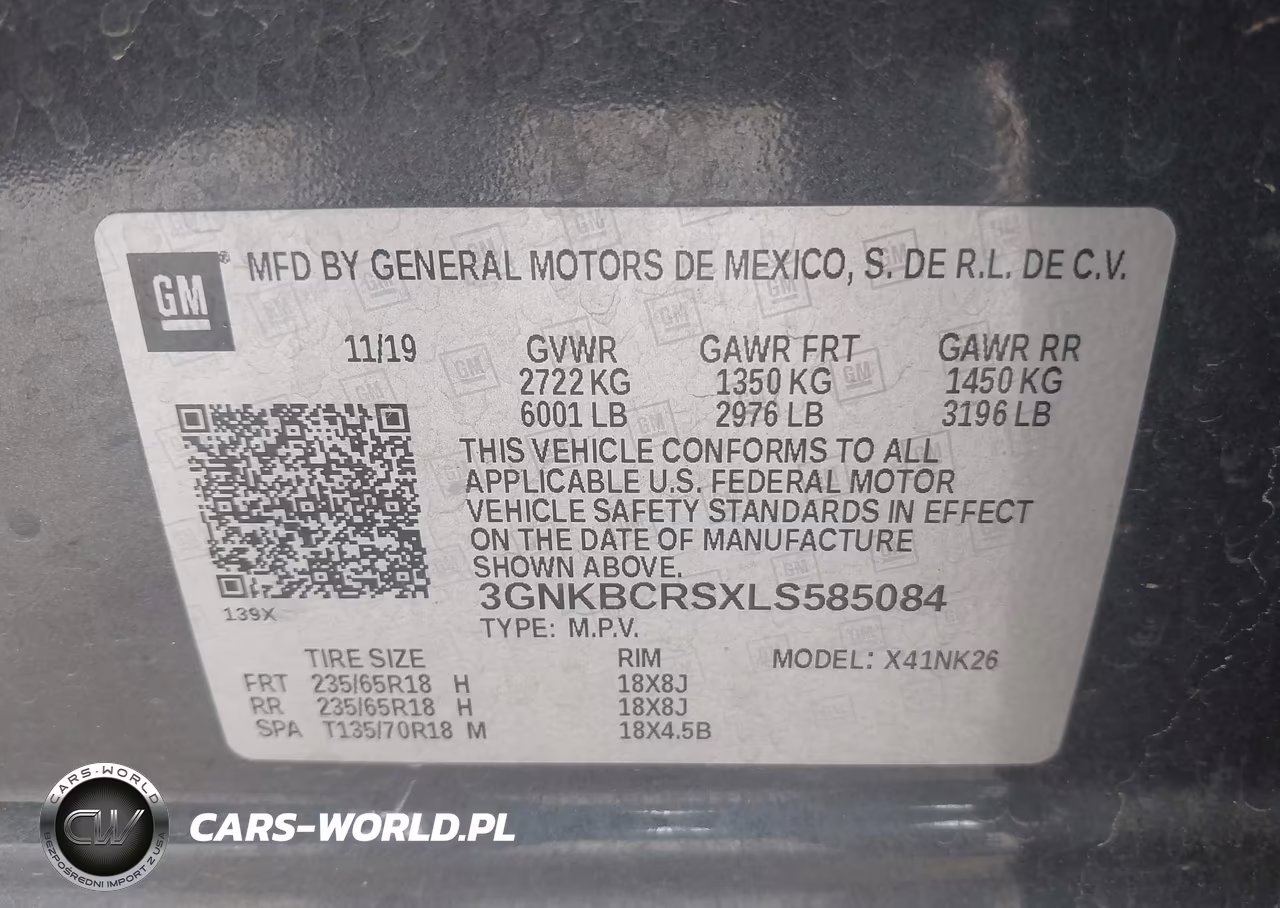 2020 Chevrolet Blazer Fwd 2Lt VIN:3GNKBCRSXLS585084 - 9