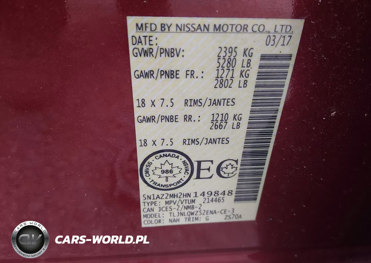 2017 Nissan Murano Platinum-S-Sl-Sv VIN:5N1AZ2MH2HN149848 - 9