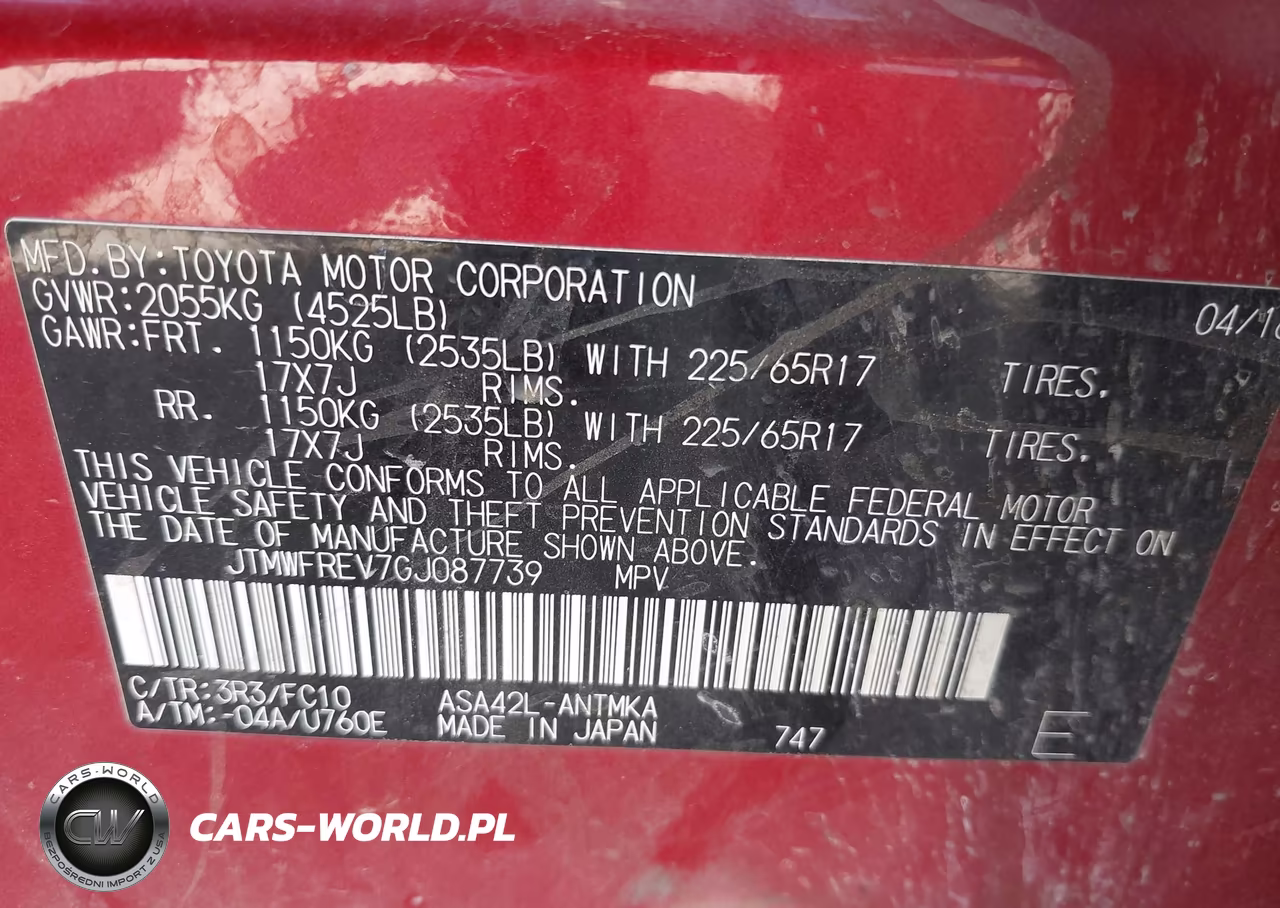 2016 Toyota Rav4 Xle VIN:JTMWFREV7GJ087739 - 9