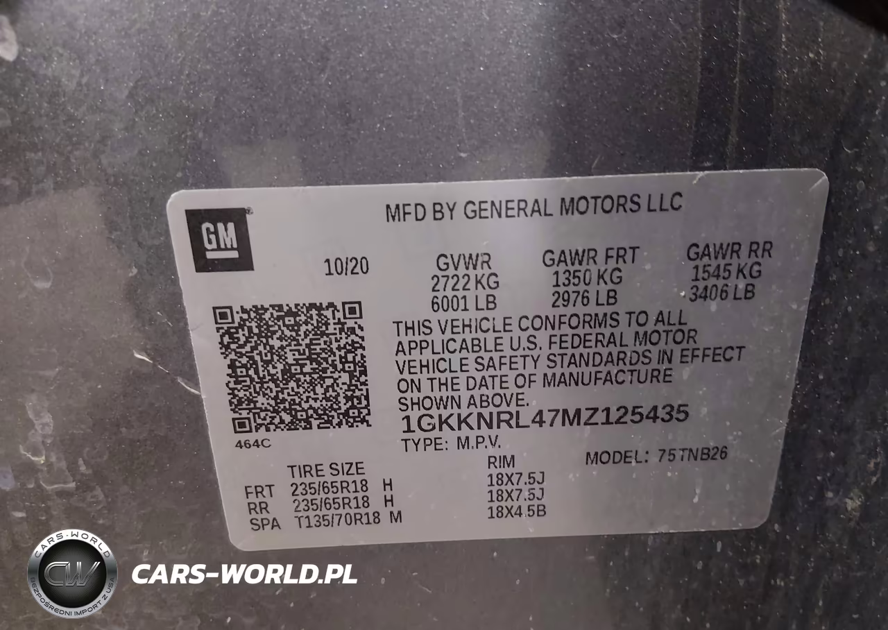 2021 GMC Acadia Awd Sle VIN:1GKKNRL47MZ125435 - 8