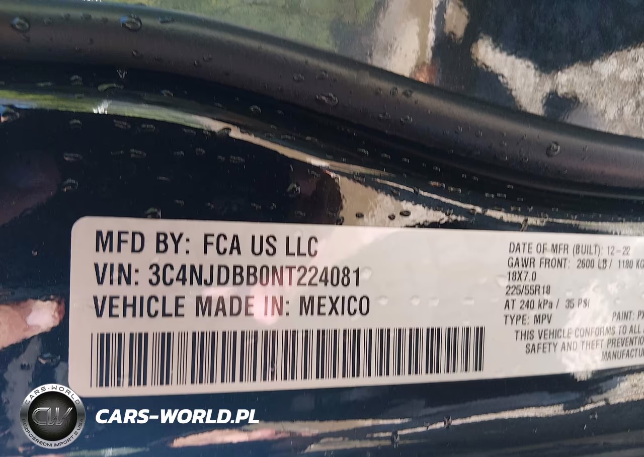 2022 Jeep Compass Altitude 4X4 VIN:3C4NJDBB0NT224081 - 9