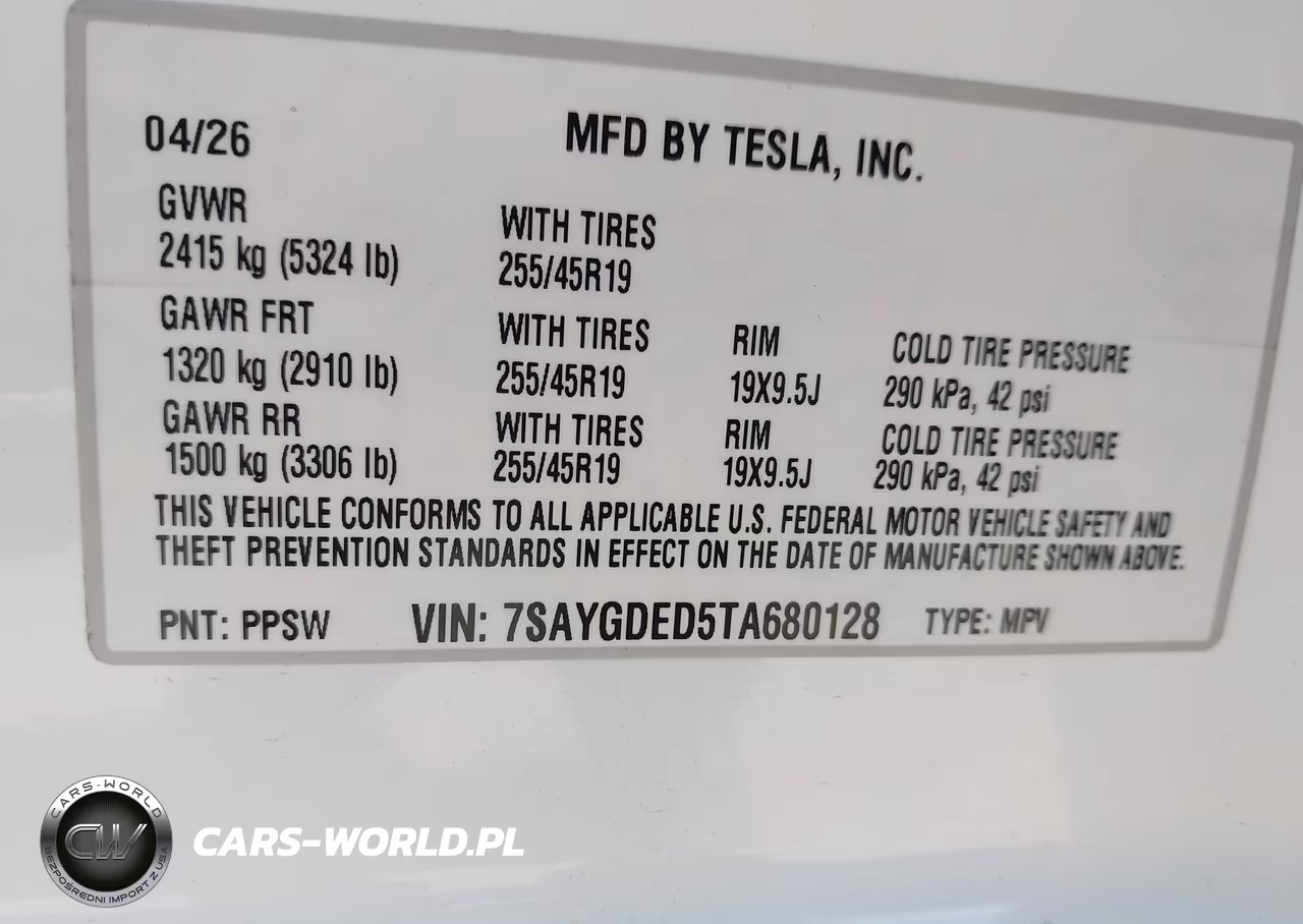 2026 Tesla Model Y Premium Rear-Wheel Drive-Rear-Wheel Drive VIN:7SAYGDED5TA680128 - 9