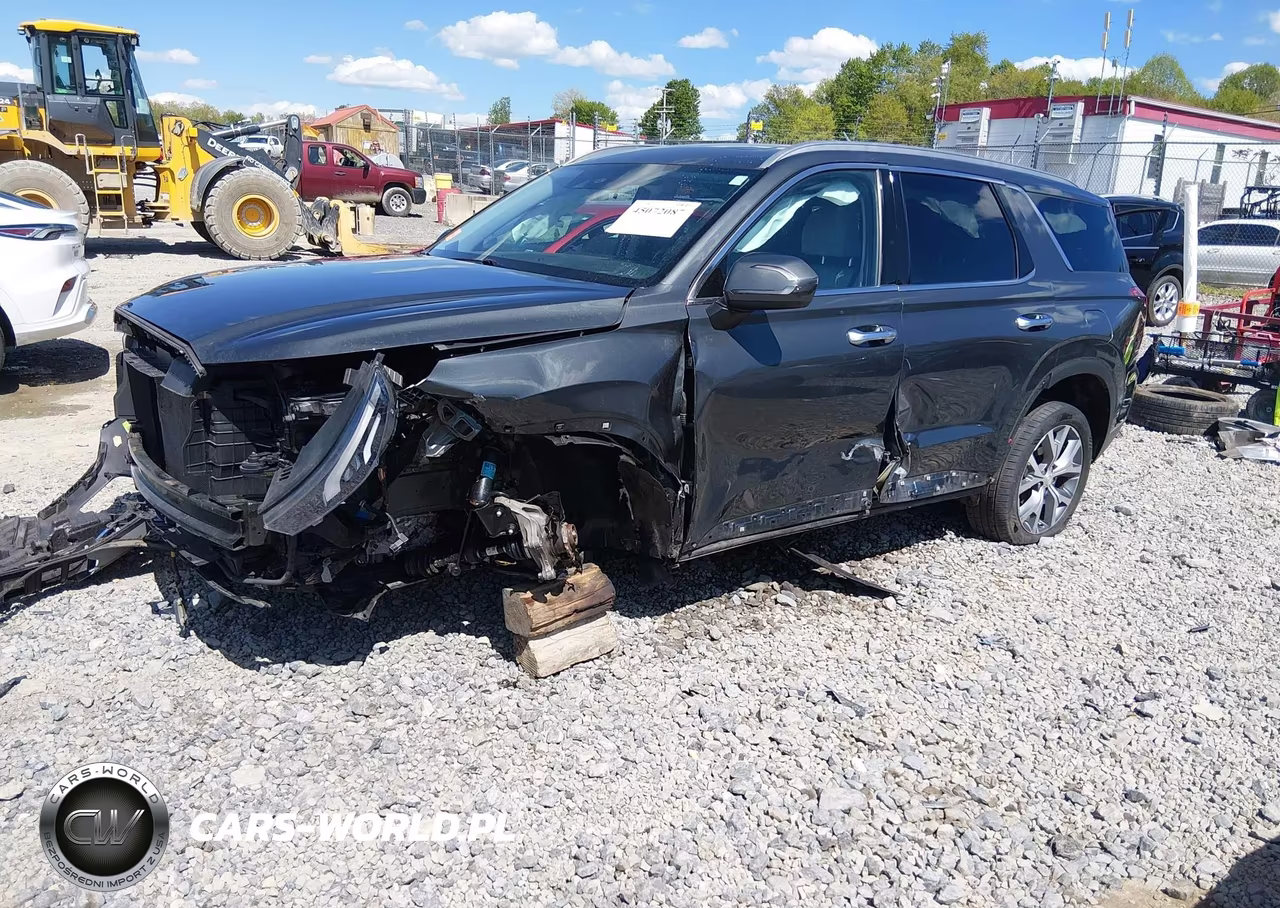 2021 Hyundai Palisade Sel VIN:KM8R4DHE0MU264199 - 2