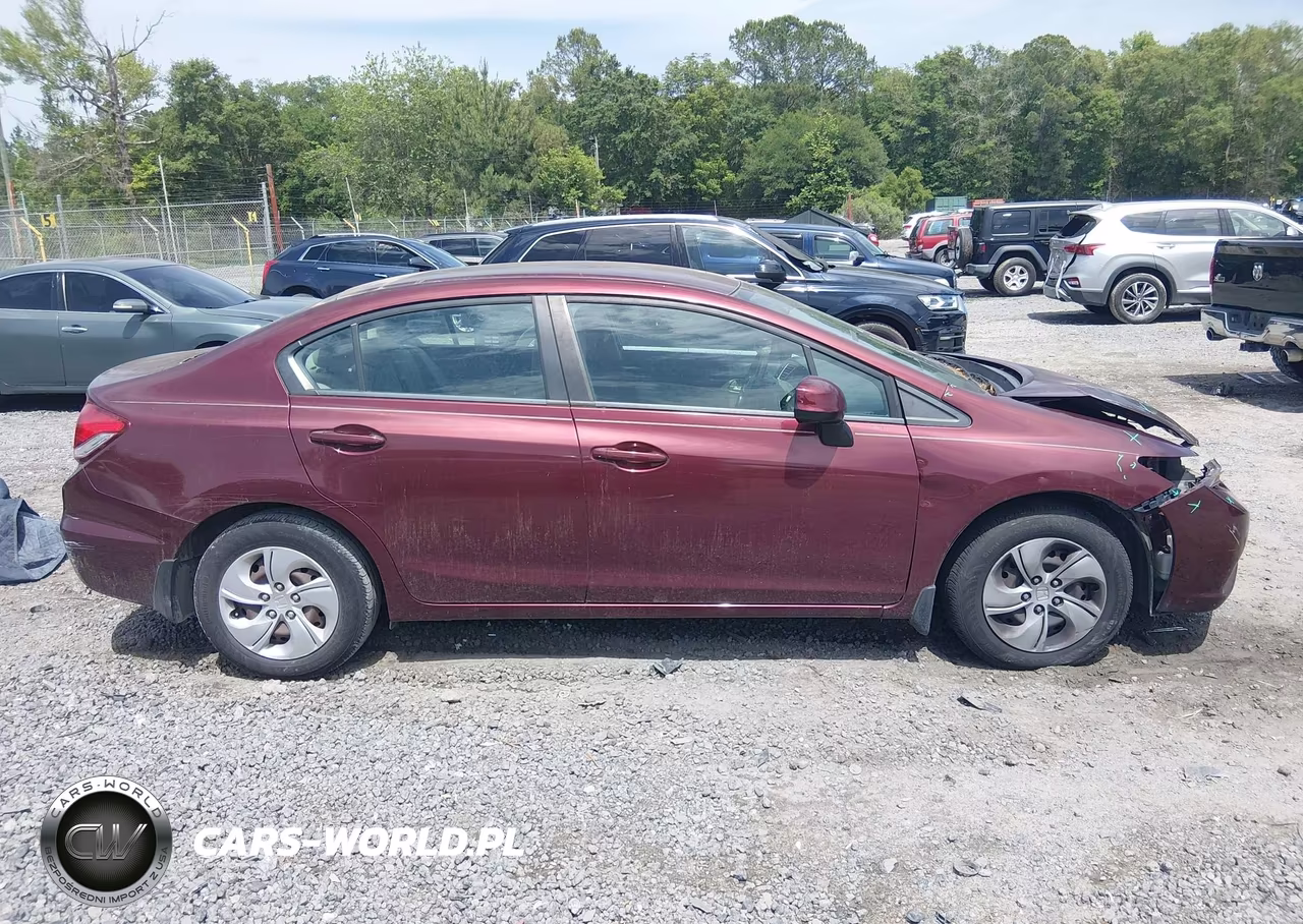 2013 Honda Civic Lx VIN:19XFB2F57DE042956 - 14