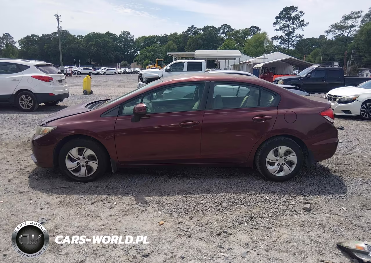 2013 Honda Civic Lx VIN:19XFB2F57DE042956 - 15