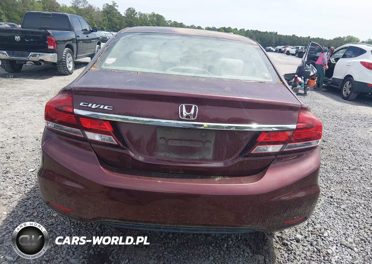 2013 Honda Civic Lx VIN:19XFB2F57DE042956 - 17