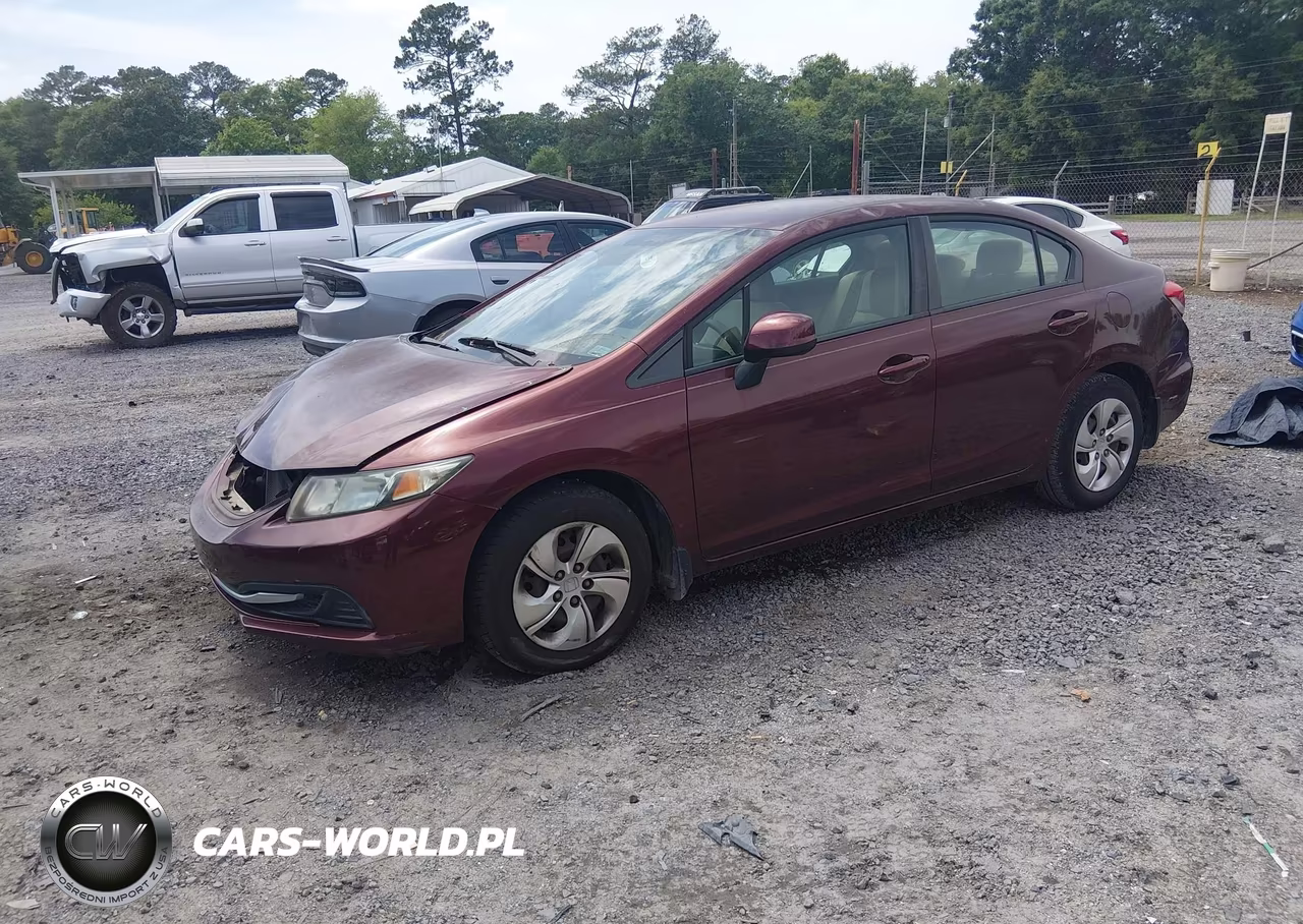 2013 Honda Civic Lx VIN:19XFB2F57DE042956 - 2
