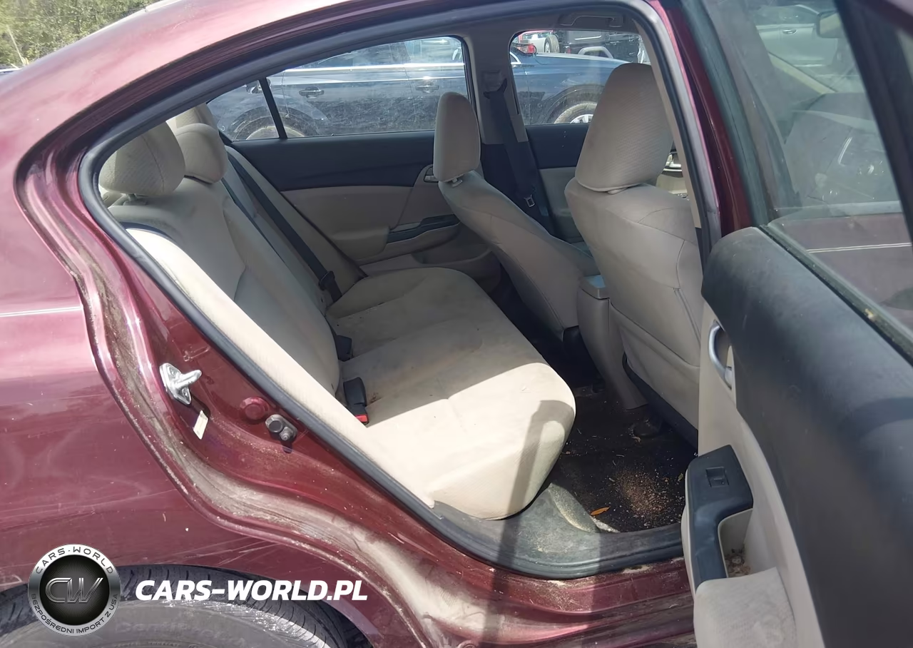 2013 Honda Civic Lx VIN:19XFB2F57DE042956 - 8