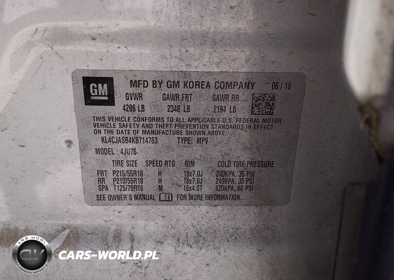 2019 Buick Encore Fwd Preferred VIN:KL4CJASB4KB714763 - 9