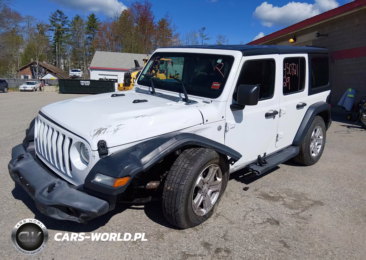 2018 Jeep Wrangler Unlimited Sport S 4X4 VIN:1C4HJXDG0JW102090 - 2