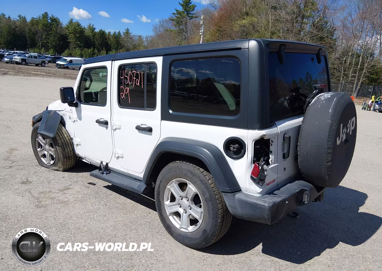 2018 Jeep Wrangler Unlimited Sport S 4X4 VIN:1C4HJXDG0JW102090 - 3
