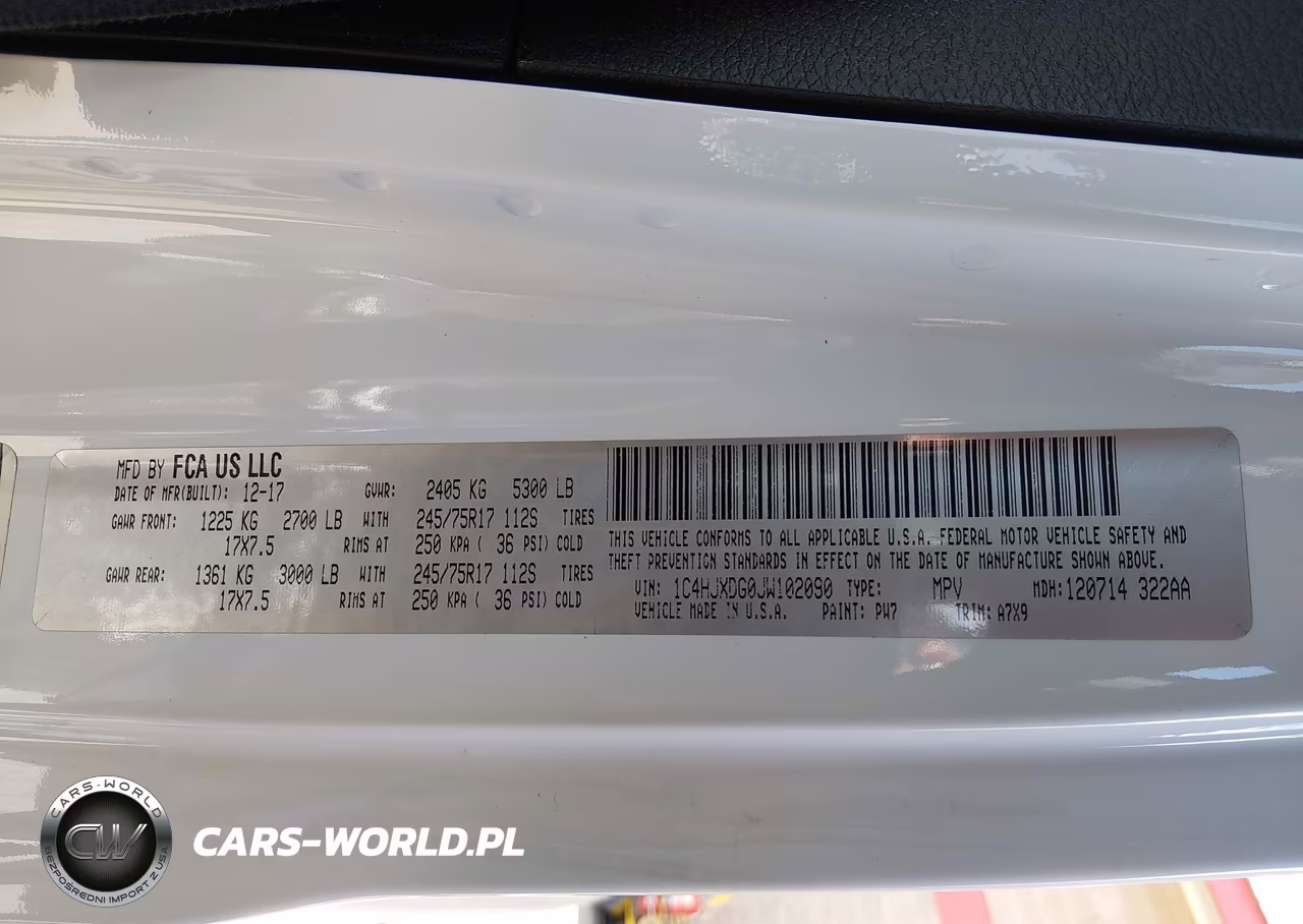 2018 Jeep Wrangler Unlimited Sport S 4X4 VIN:1C4HJXDG0JW102090 - 9