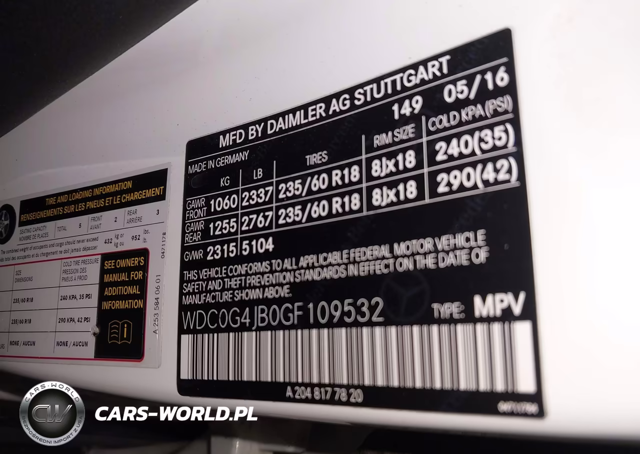 2016 Mercedes-Benz Glc 300 VIN:WDC0G4JB0GF109532 - 9