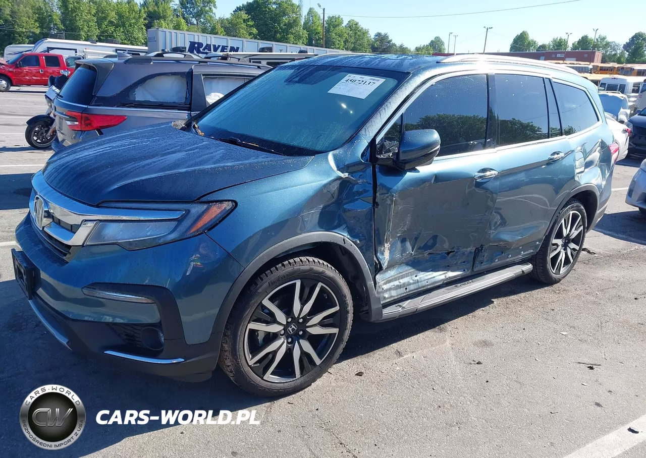 2021 Honda Pilot 2Wd Touring 8 Passenger VIN:5FNYF5H97MB030010 - 2