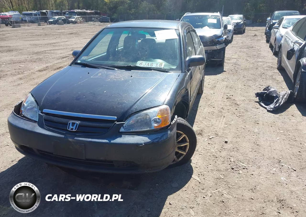 2002 Honda Civic Lx VIN:2HGES16542H613781 - 2
