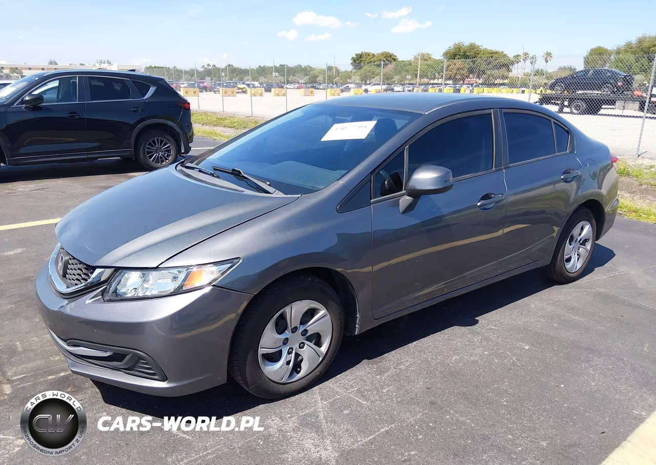 2013 Honda Civic Lx VIN:19XFB2F54DE293465 - 2