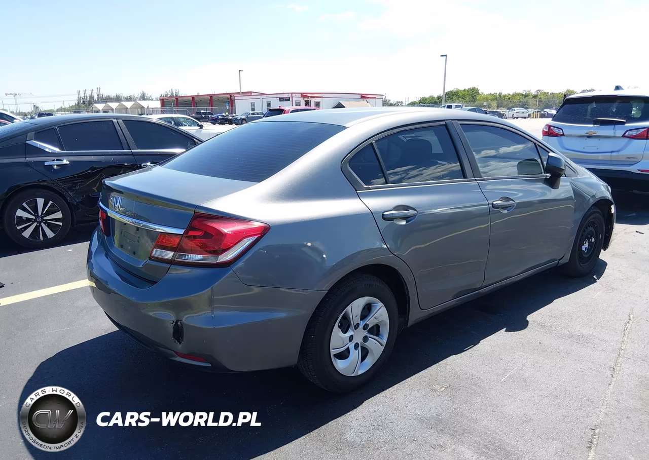 2013 Honda Civic Lx VIN:19XFB2F54DE293465 - 4