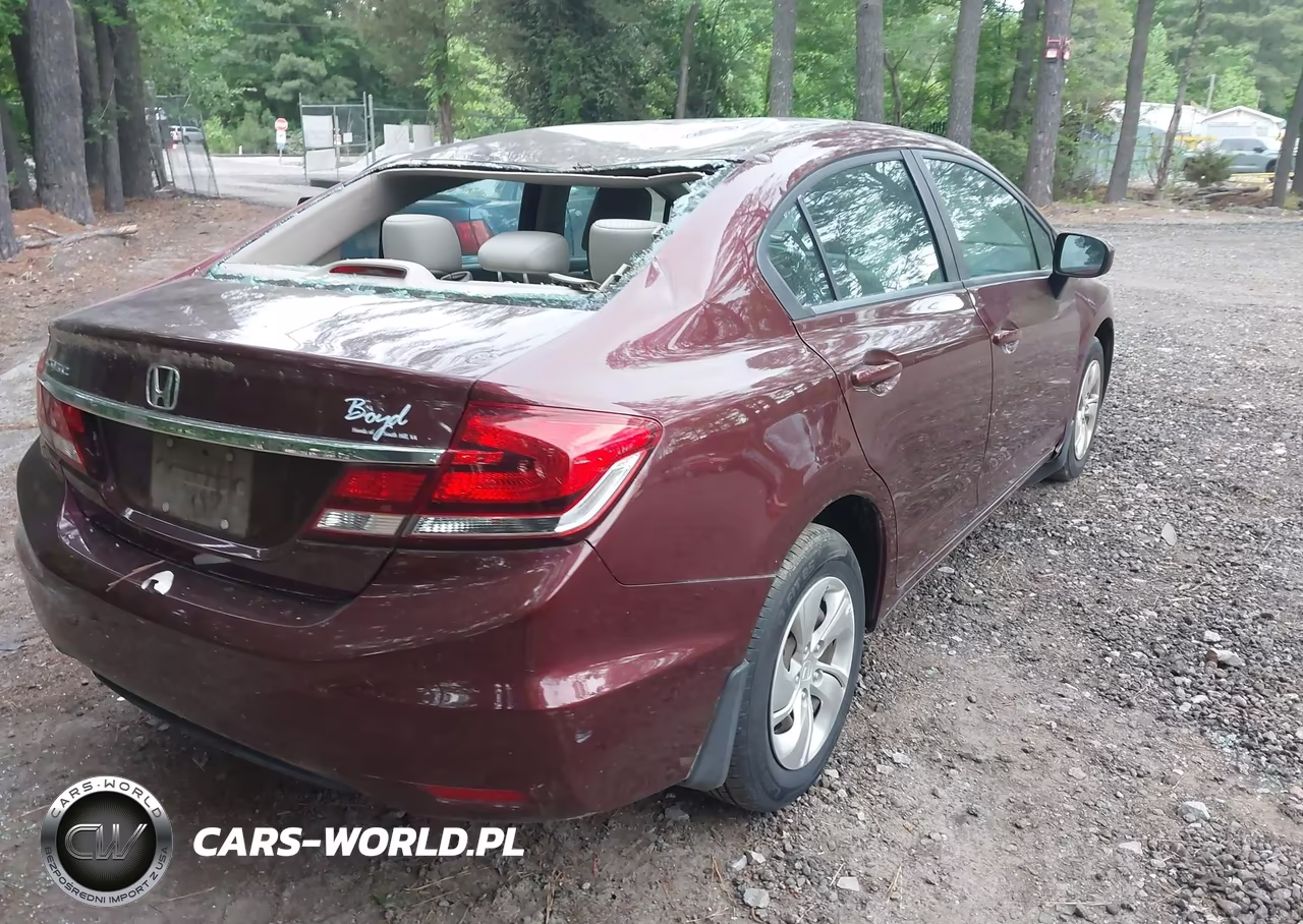 2015 Honda Civic Lx VIN:19XFB2F53FE032752 - 4