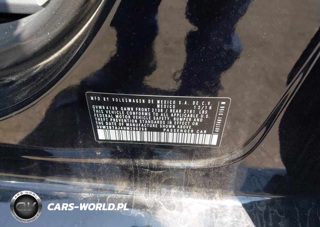 2017 Volkswagen Jetta 1.4T S VIN:3VW2B7AJ4HM295256 - 9