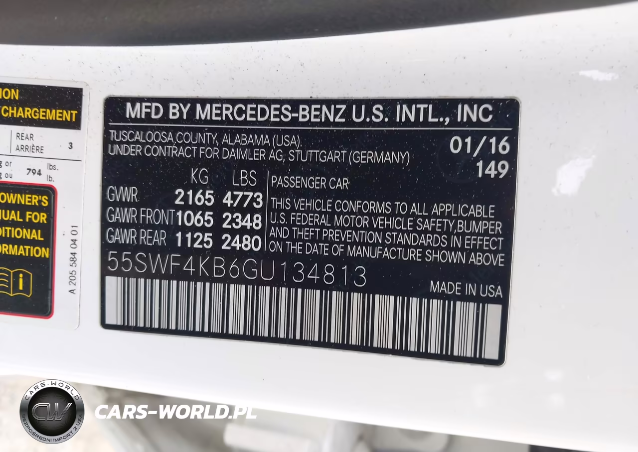 2016 Mercedes-Benz C-Class C 300 VIN:55SWF4KB6GU134813 - 9