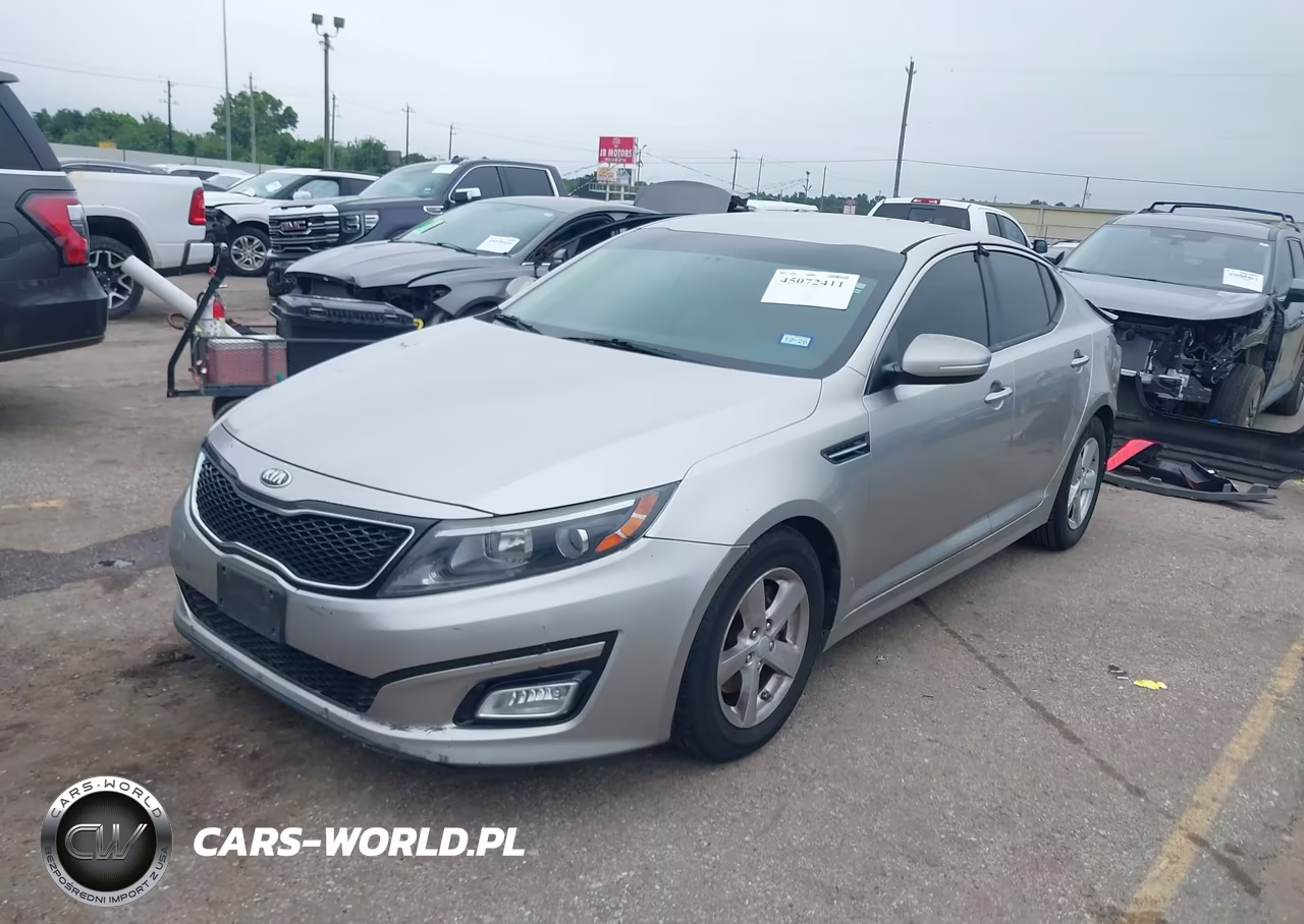 2015 Kia Optima Lx VIN:KNAGM4A74F5536027 - 2