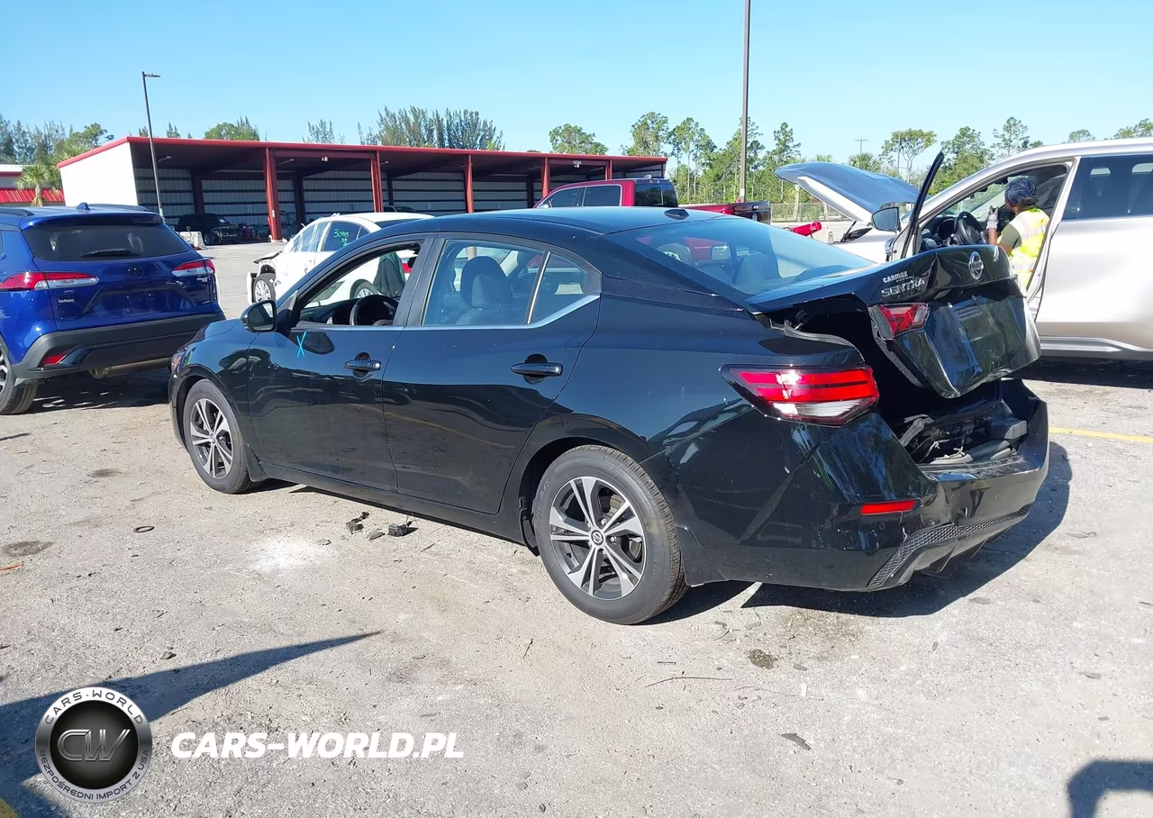 2020 Nissan Sentra Sv Xtronic Cvt VIN:3N1AB8CV2LY251121 - 3