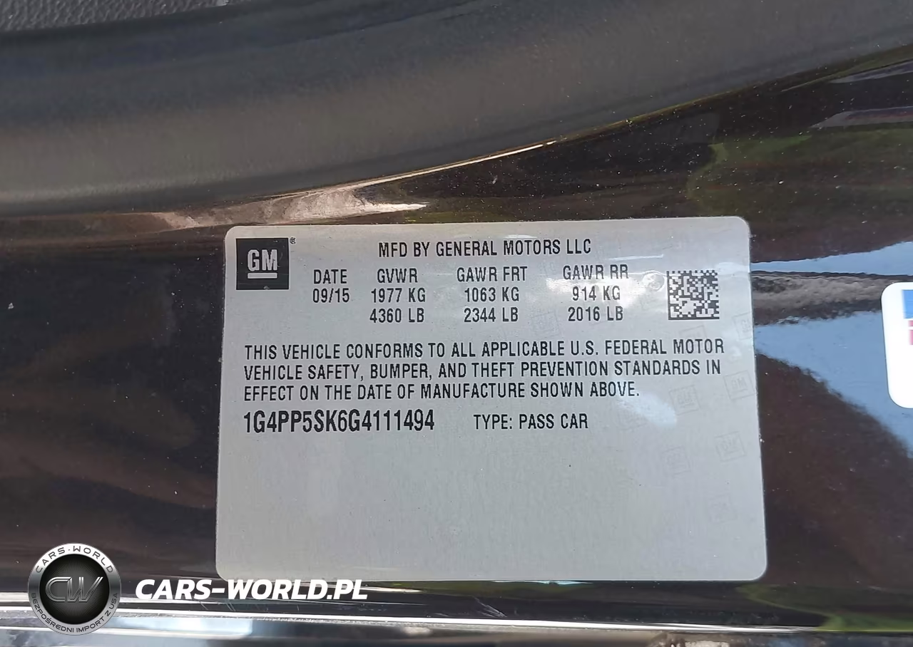 2016 Buick Verano VIN:1G4PP5SK6G4111494 - 9