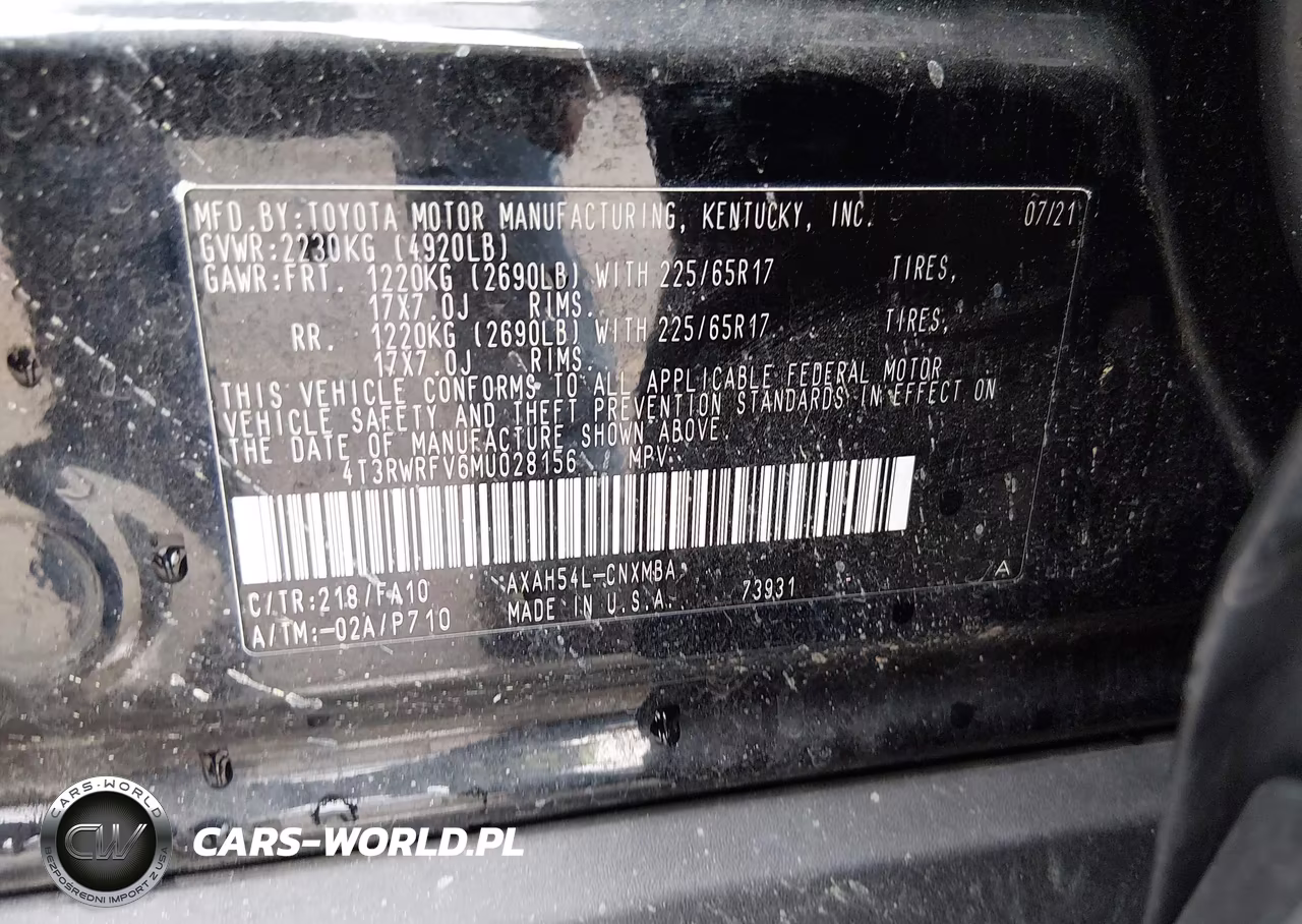 2021 Toyota Rav4 Hybrid Xle VIN:4T3RWRFV6MU028156 - 9
