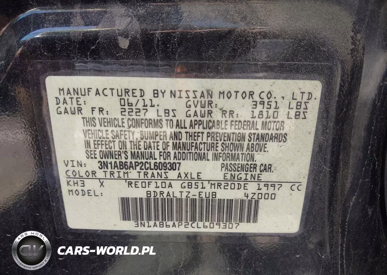 2012 Nissan Sentra 2.0 Sr VIN:3N1AB6AP2CL609307 - 9