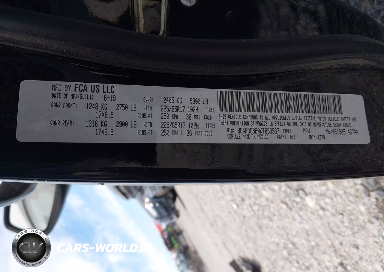 2019 Dodge Journey Se VIN:3C4PDCBB0KT833967 - 9