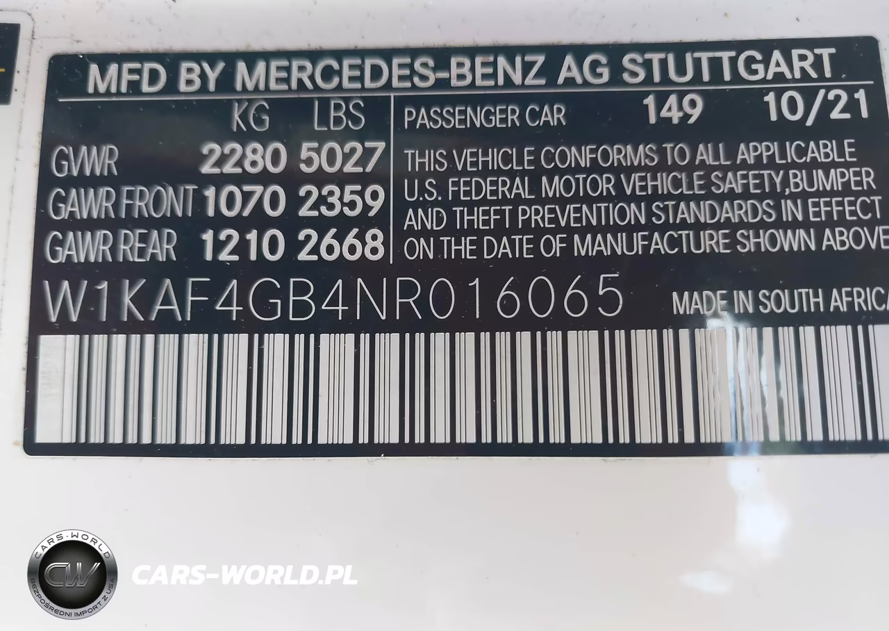 2022 Mercedes-Benz C 300 Sedan VIN:W1KAF4GB4NR016065 - 9