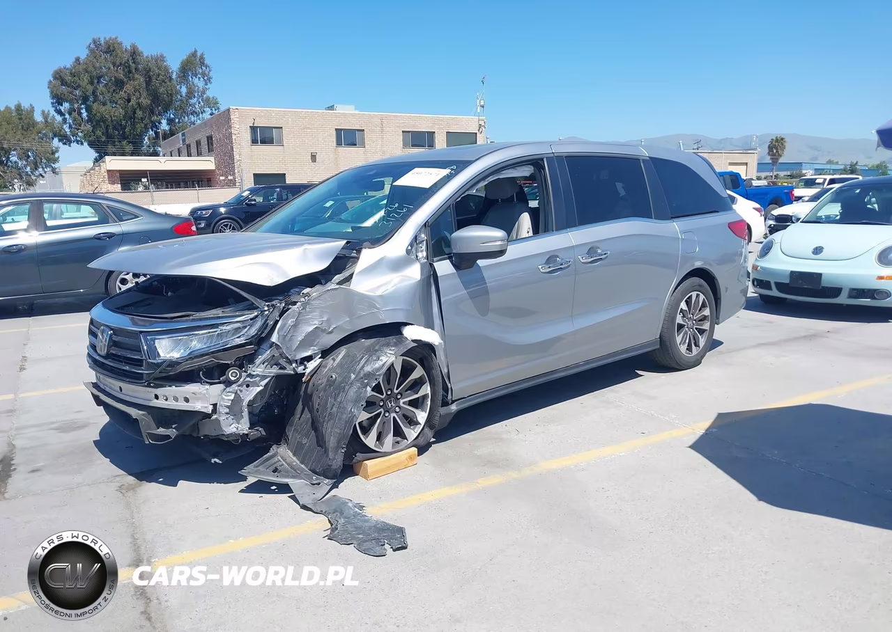 2021 Honda Odyssey Ex-L VIN:5FNRL6H71MB019845 - 2