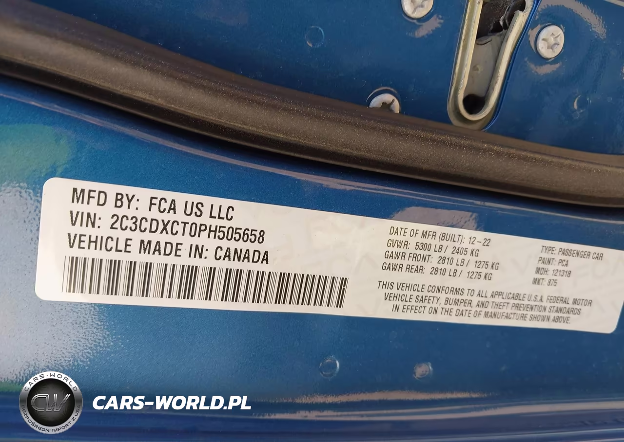 2023 Dodge Charger R-T VIN:2C3CDXCT0PH505658 - 9