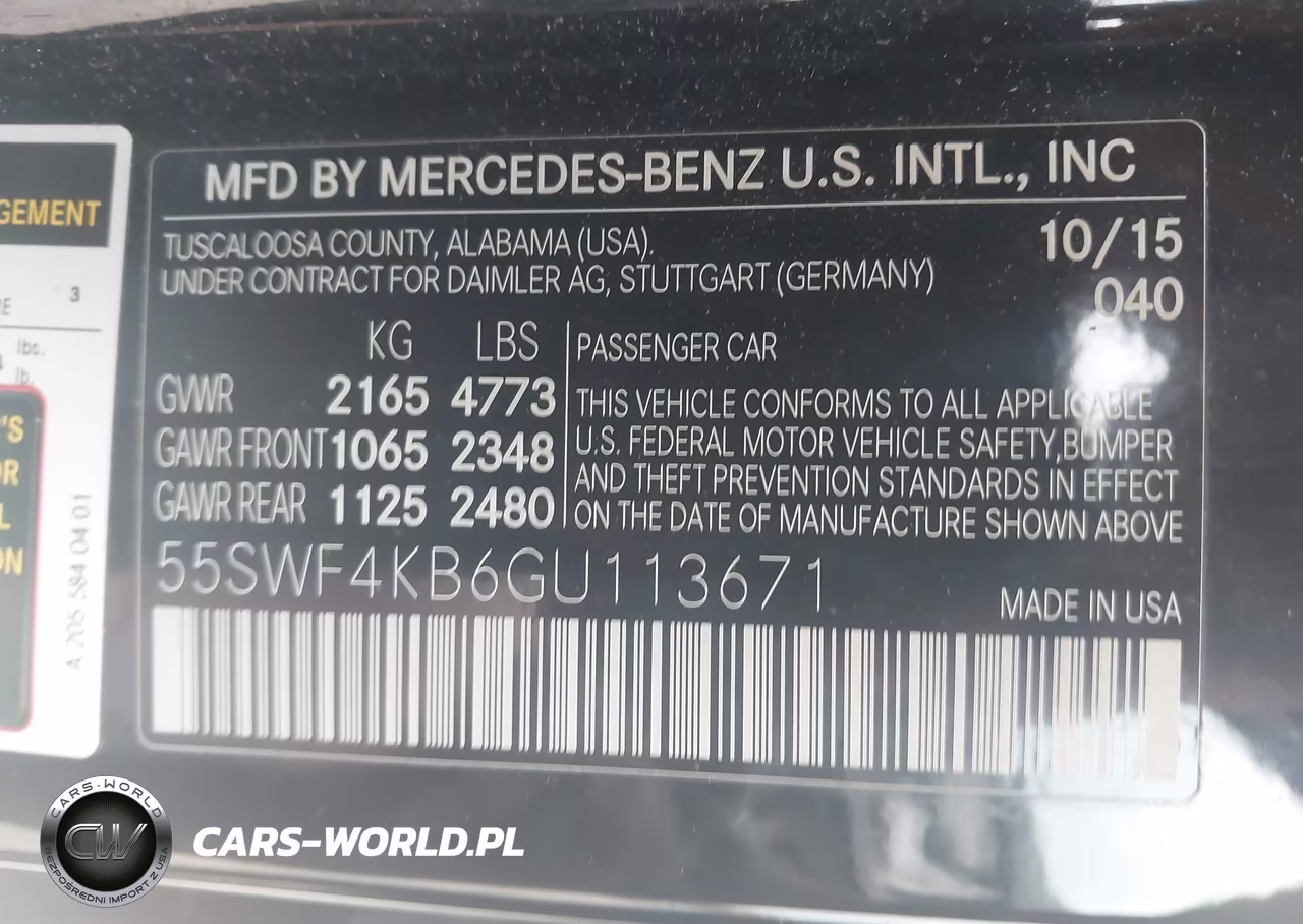 2016 Mercedes-Benz C-Class C 300 VIN:55SWF4KB6GU113671 - 9