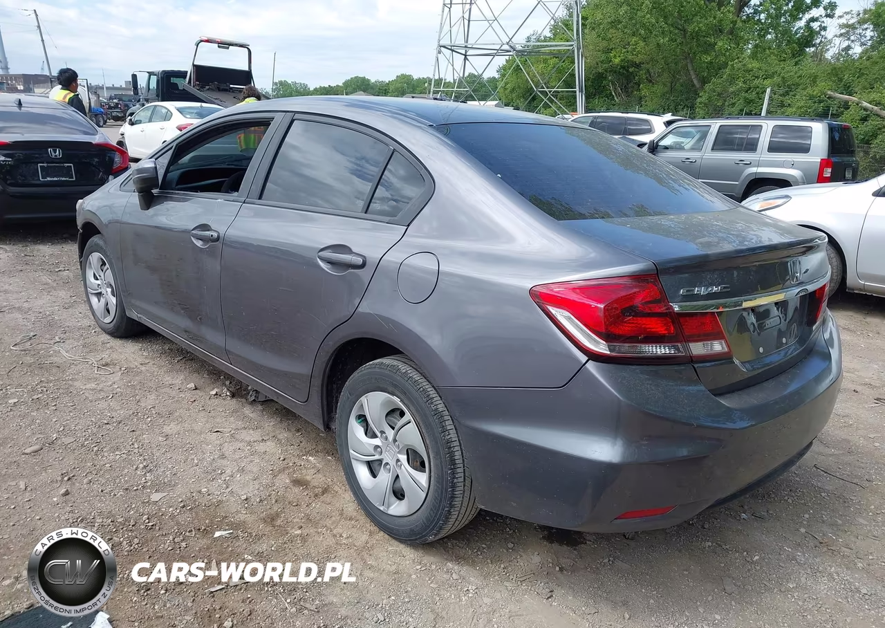 2015 Honda Civic Lx VIN:19XFB2F56FE037430 - 3