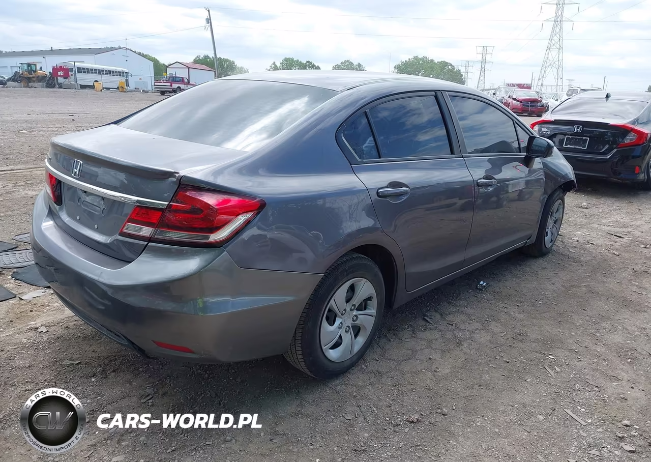 2015 Honda Civic Lx VIN:19XFB2F56FE037430 - 4