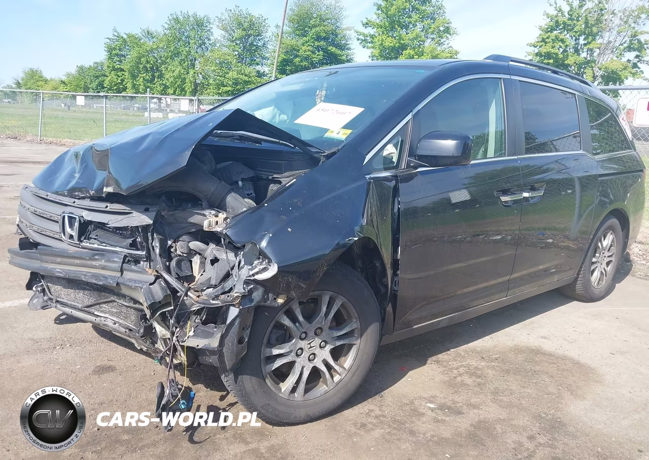 2013 Honda Odyssey Ex-L VIN:5FNRL5H63DB043596 - 2