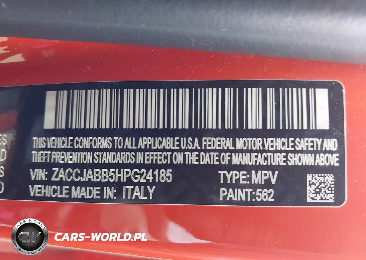 2017 Jeep Renegade Latitude Fwd VIN:ZACCJABB5HPG24185 - 9
